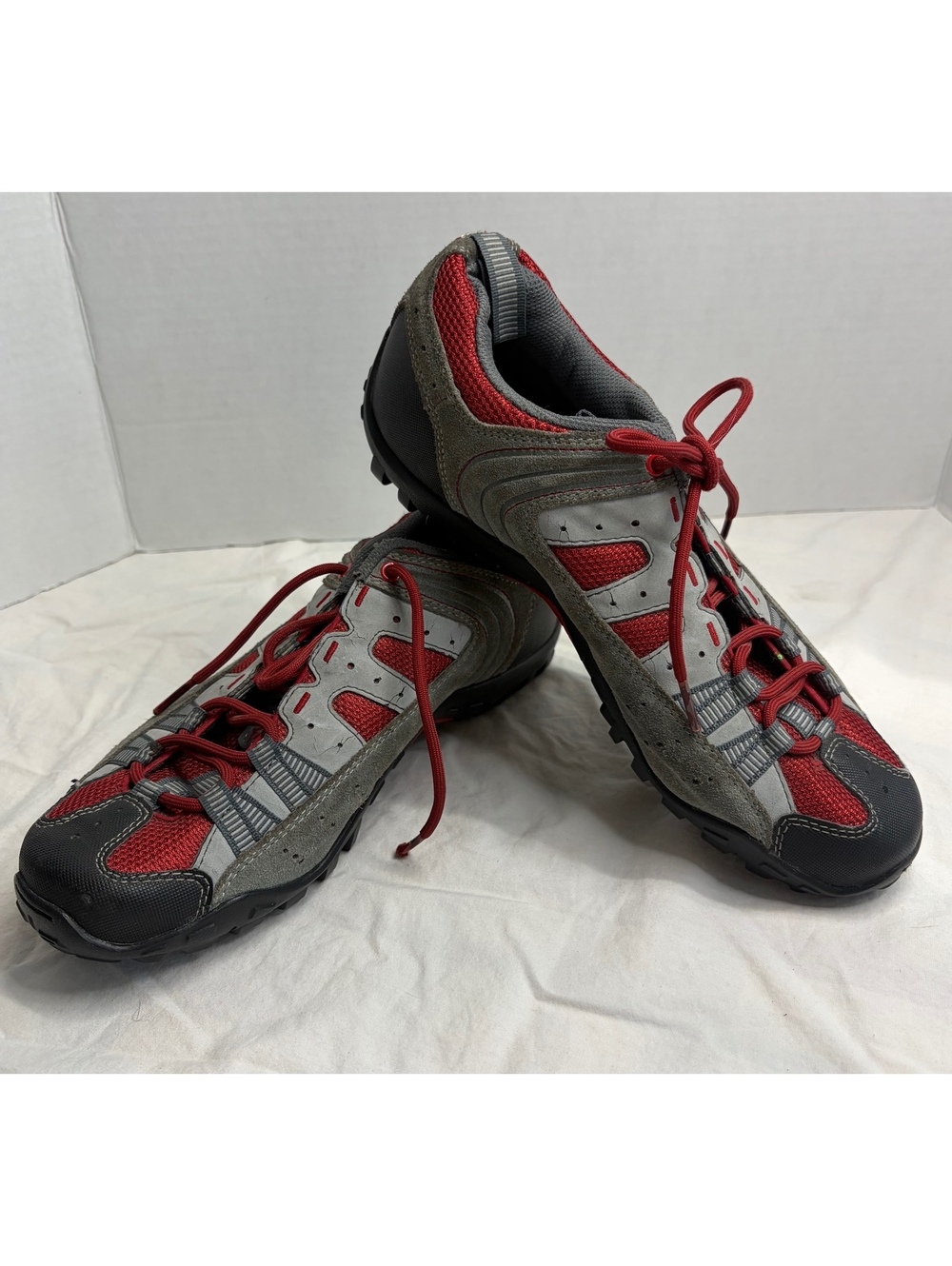 Specialized Tahoe Women’s MTB Cycling Shoes US 9 EU 40 SPD Cleats Gray Red